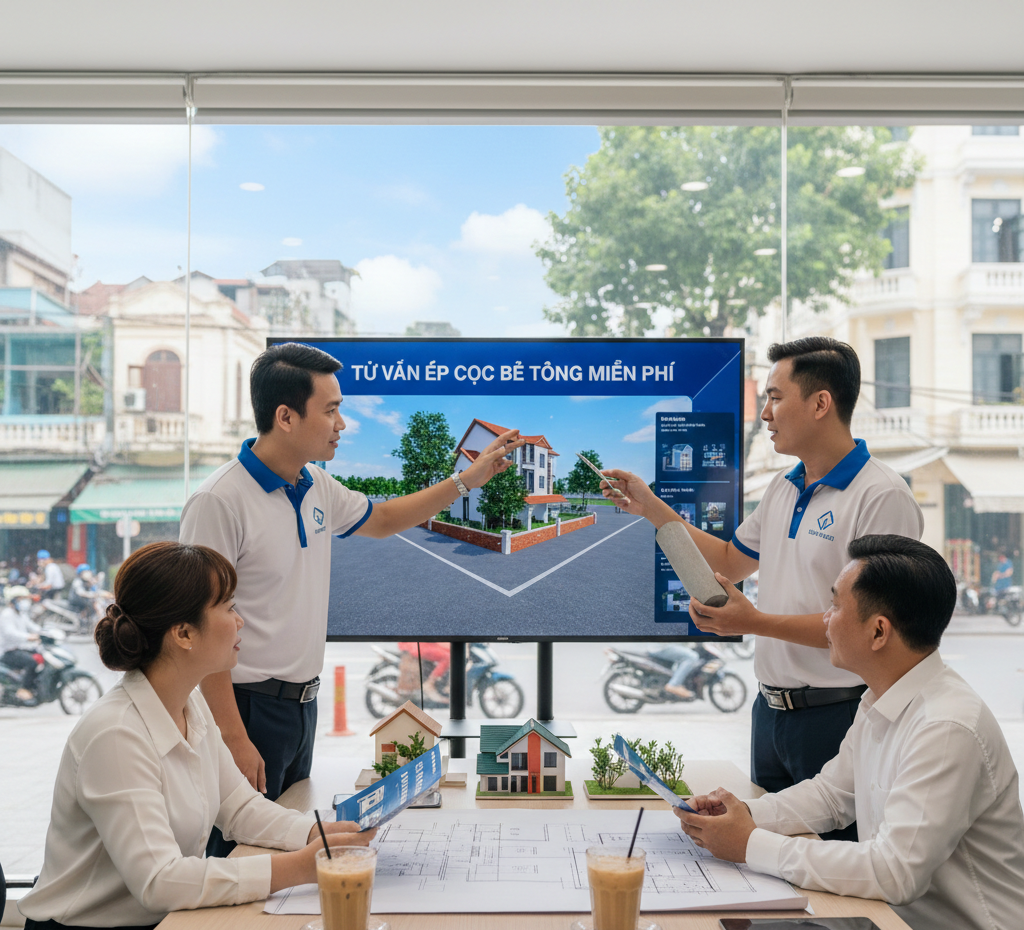 Tư vấn ép cọc bê tông miễn phí