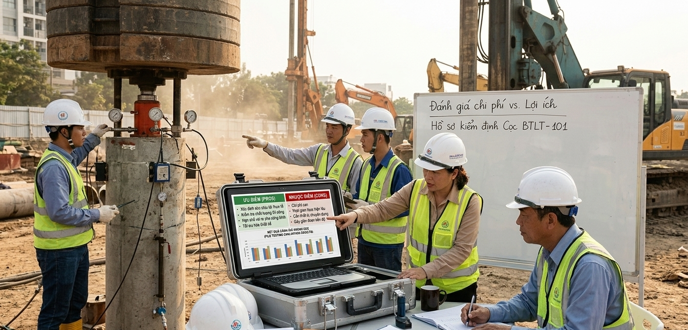 Ưu nhược điểm kiểm định cọc