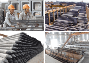 sản xuất cọc bê tông Hà Nội