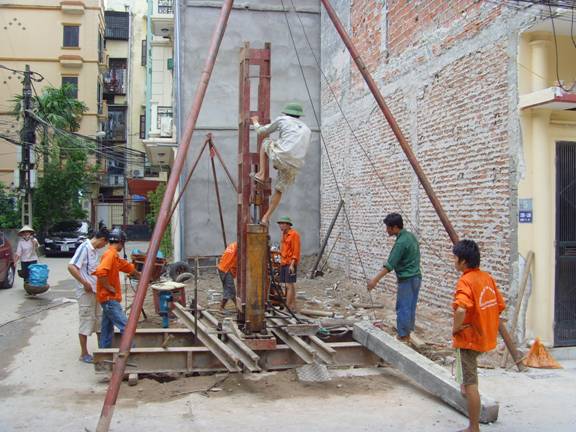 ép cọc bê tông công nghệ mới