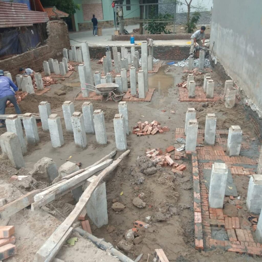 ép cọc bê tông Gia Lâm
