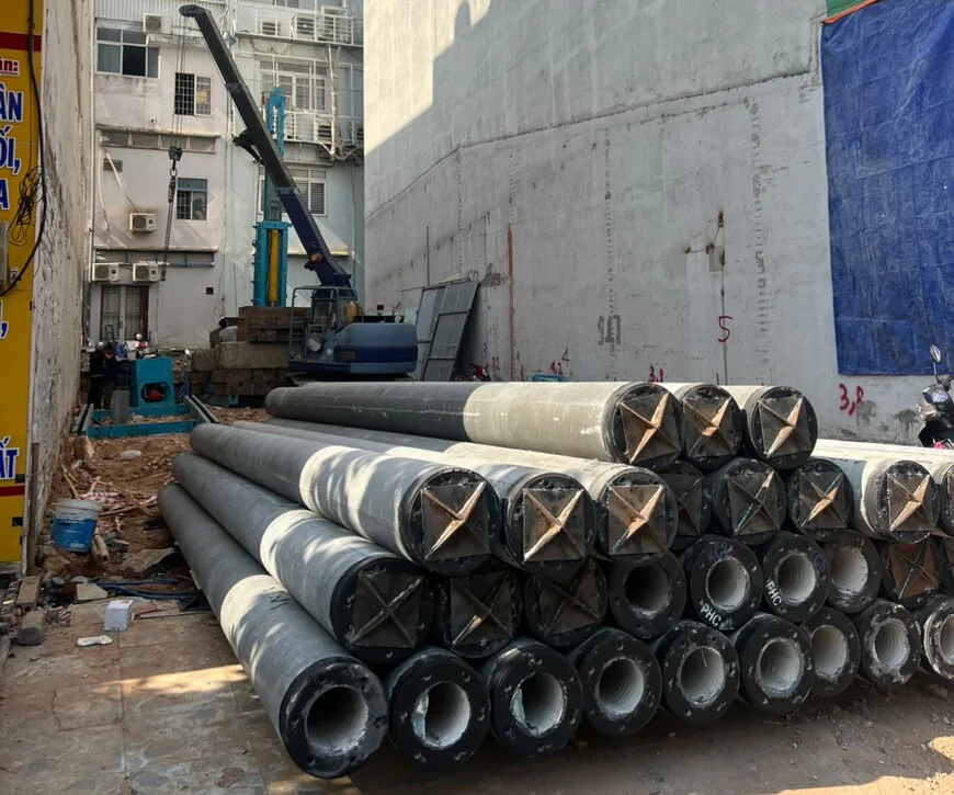 ép cọc bê tông Thanh Trì