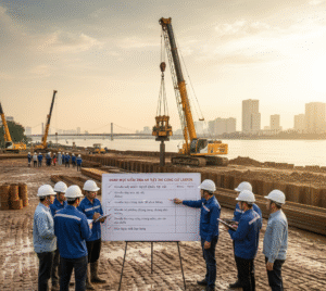 Danh mục kiểm tra an toàn thi công cừ Larsen