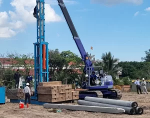 ép cọc nhà dân Hà Nội